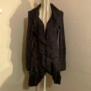 Gorgeous grey sweater wrap around